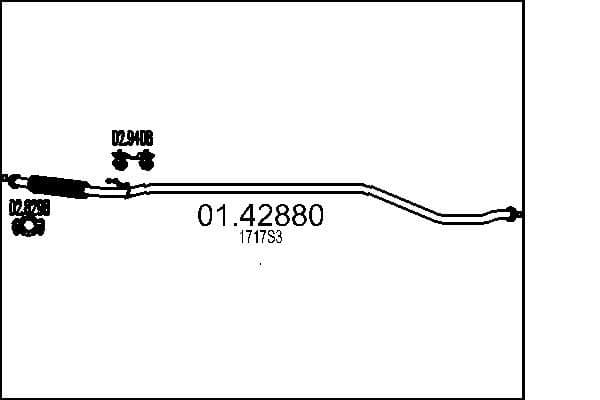 Racord evacuare MTS 01.42880