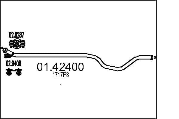 Racord evacuare MTS 01.42400