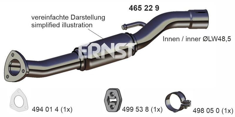 Racord evacuare ERNST 465229
