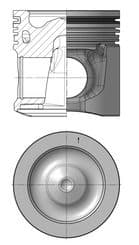 Piston KOLBENSCHMIDT 40913600