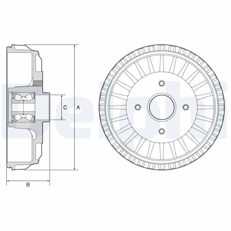 Tambur frana DELPHI BFR768
