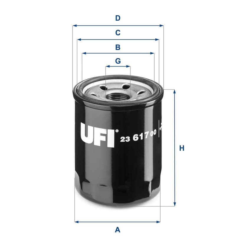 Filtru ulei UFI 23.617.00