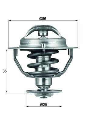 termostat,lichid racire MAHLE BEHR TX 73 82D