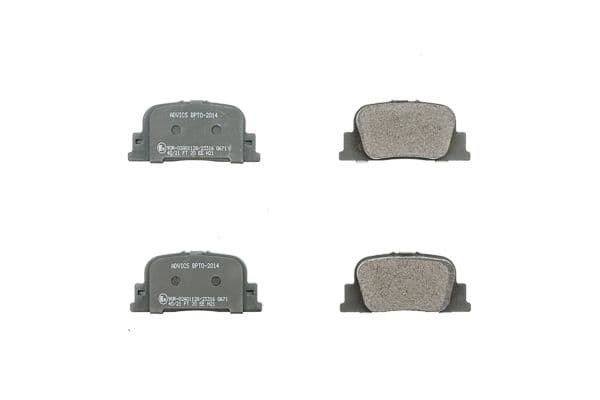 set placute frana,frana disc AISIN Premium ADVICS by BPTO-2014