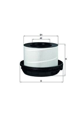 Filtru aer MAHLE LX 814/1