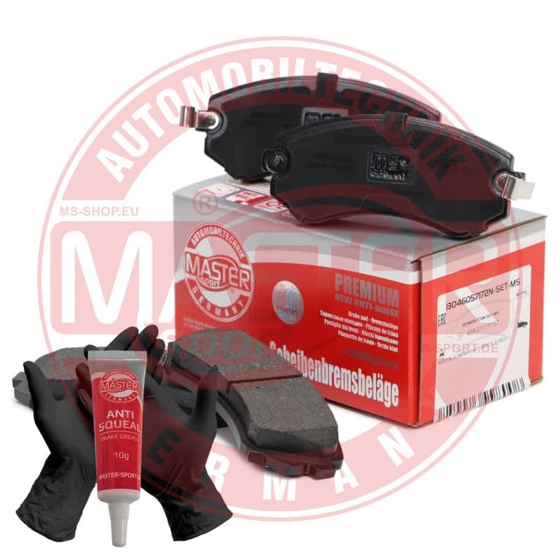 set placute frana,frana disc MASTER SPORT 13046057172N-SET-MS