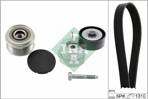 Set curea transmisie cu caneluri Schaeffler INA 529 0506 20