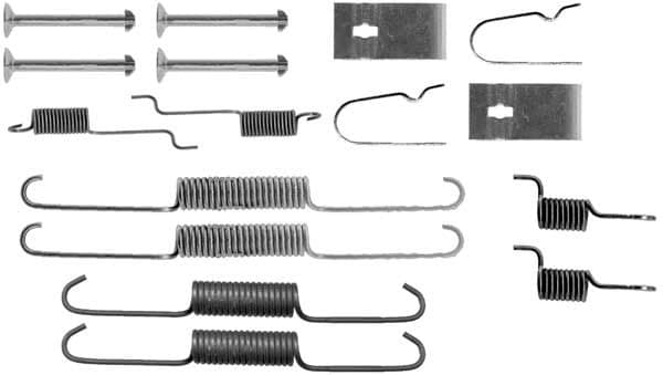 Set accesorii, sabot de frana TRW SFK348