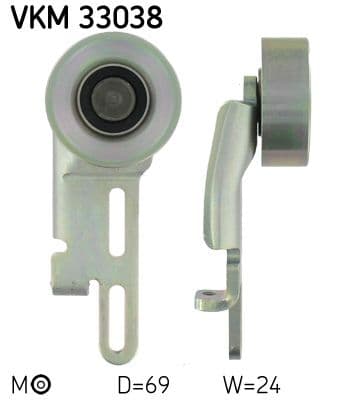 Intinzator curea, curea distributie SKF VKM 33038