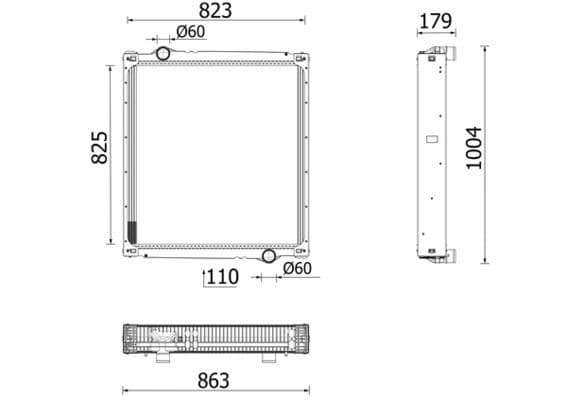 Radiator, racire motor MAHLE BEHR *** PREMIUM LINE *** CR 2667 000P