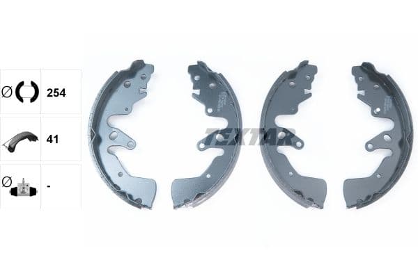 Set saboti frana TEXTAR 91068700