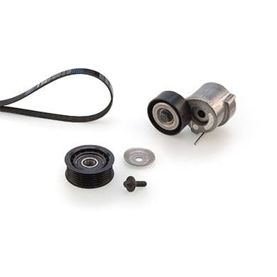 Set curea transmisie cu caneluri GATES Micro-V® UNIQUE FIT K016PK1345XS