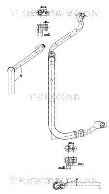 conducta presiune variabila,aer conditionat TRISCAN 9010 29143