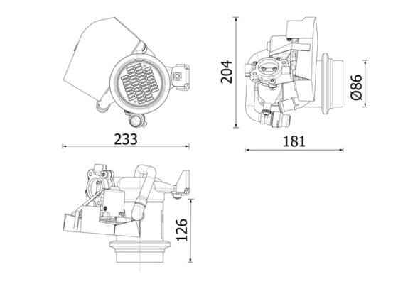 Radiator, recirculare gaze de esapament MAHLE BEHR *** PREMIUM LINE *** CE 40 000P