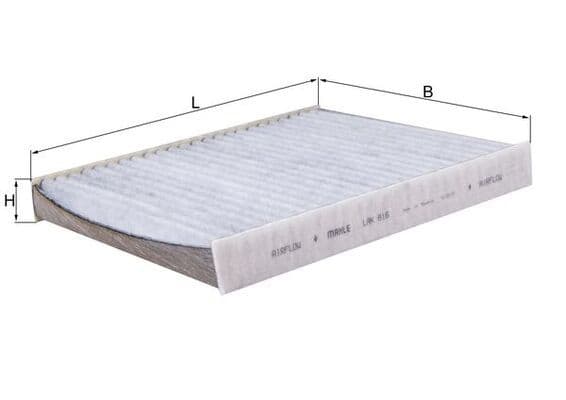 Filtru, aer habitaclu KNECHT LAK 816