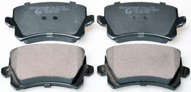 set placute frana,frana disc DENCKERMANN B111275