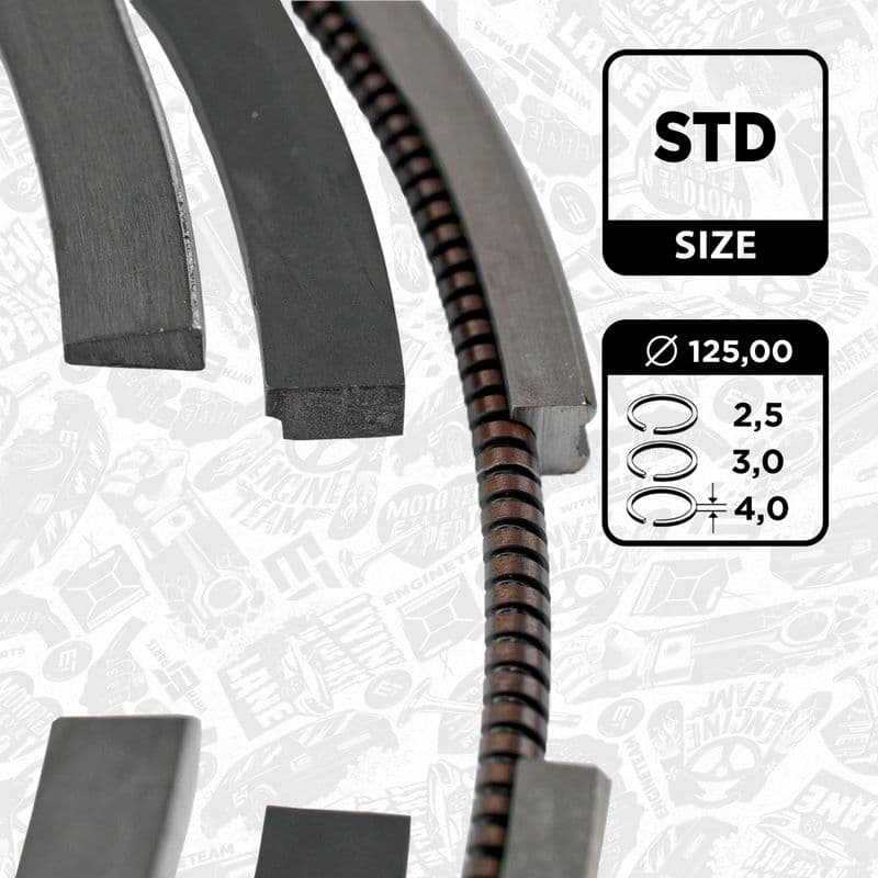 Set segmenti piston ET ENGINETEAM R1008600