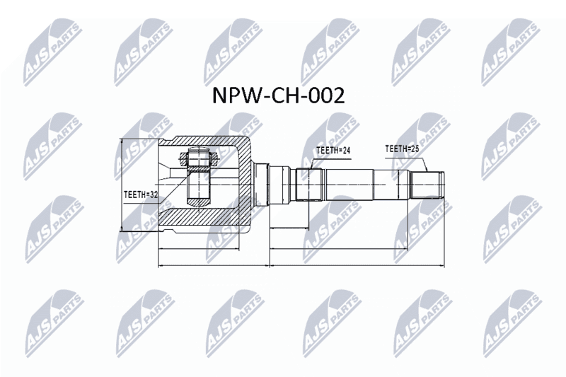 Set articulatie, planetara NTY NPW-CH-002