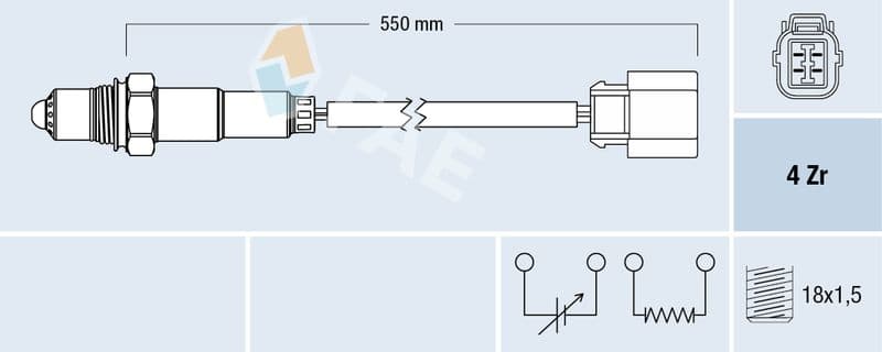 Sonda Lambda FAE 77473
