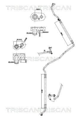 conducta presiune variabila,aer conditionat TRISCAN 9010 23023