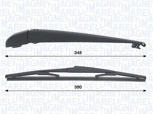 Set stergatoare, curatare parbriz MAGNETI MARELLI 000723180430