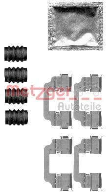 Set accesorii, placute frana METZGER AUTOTEILE 109-1828