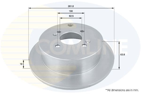 Disc frana COMLINE ADC1078