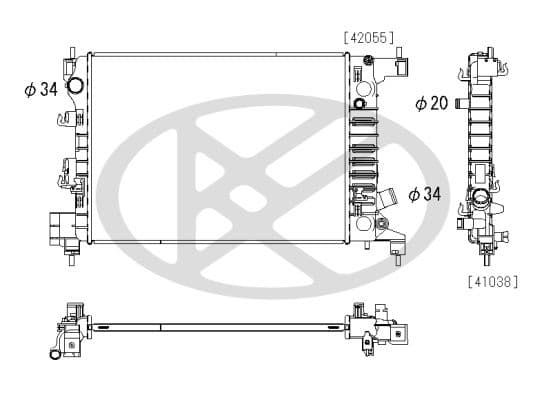 Radiator, racire motor KOYORAD PL313209