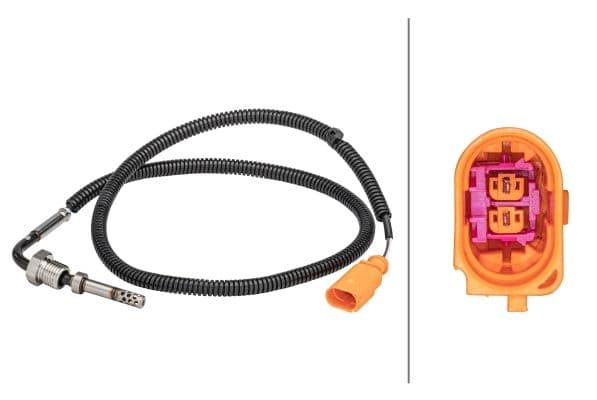 Senzor, temperatura gaze evacuare HELLA 6PT 358 181-001