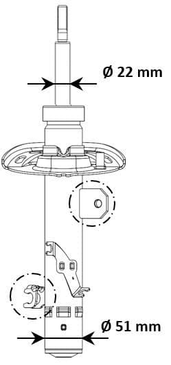 amortizor KYB Excel-G 3348156