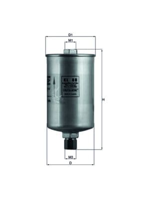 filtru combustibil MAHLE KL 88