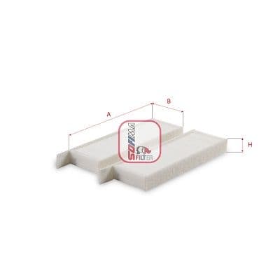 Filtru, aer habitaclu SOFIMA S 3587 C