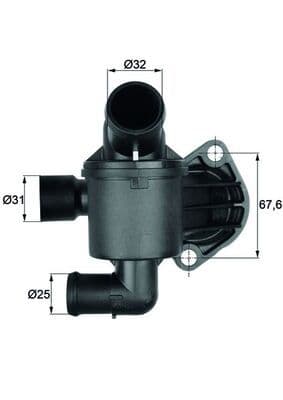 termostat,lichid racire MAHLE BEHR TI 35 87