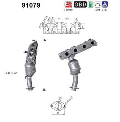 Catalizator AS-PL 91079