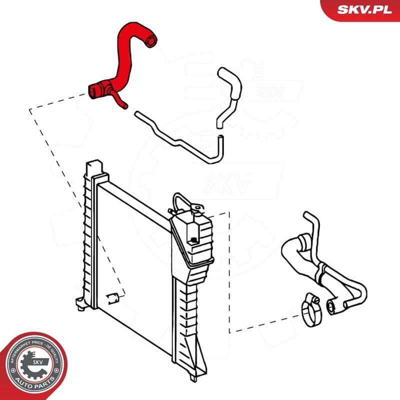 Furtun radiator ESEN SKV 24SKV302