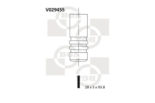 Supapa admisie BGA V029455