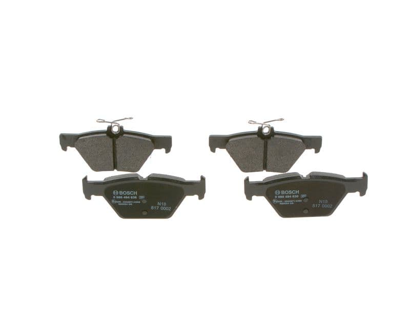 set placute frana,frana disc BOSCH 0 986 494 836