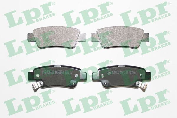 set placute frana,frana disc LPR 05P1455