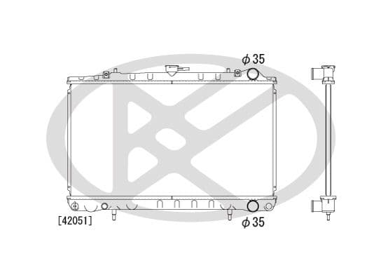 Radiator, racire motor KOYORAD PL020172