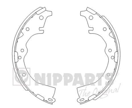 Set saboti frana NIPPARTS J3502022