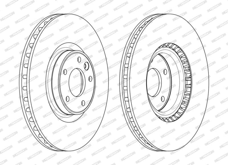 Disc frana FERODO PREMIER DDF2601C-1