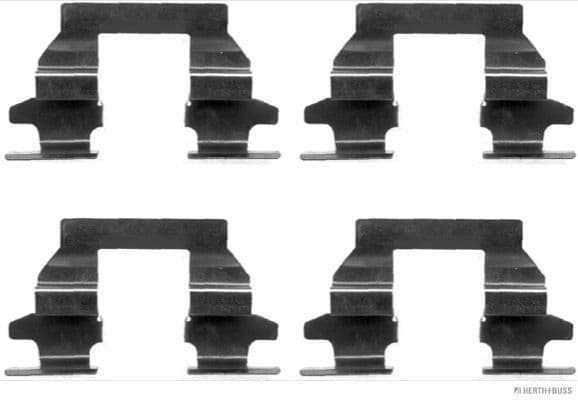 Set accesorii, placute frana HERTH+BUSS JAKOPARTS J3661033