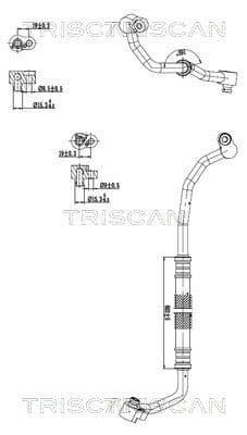 conducta presiune variabila,aer conditionat TRISCAN 9010 29024