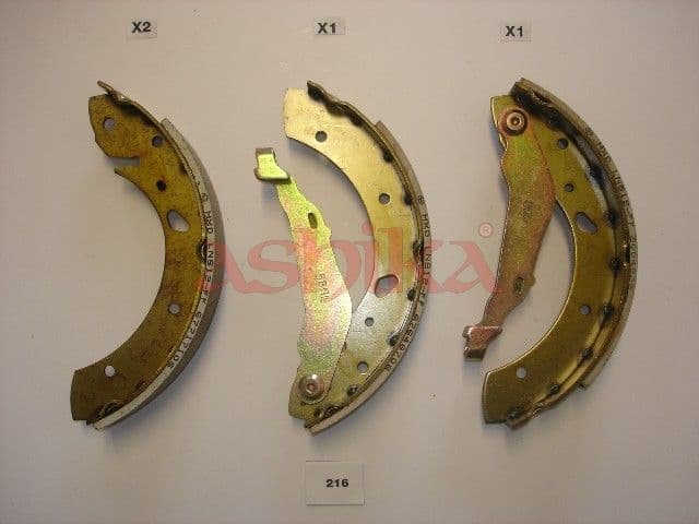 Set saboti frana ASHIKA 55-02-216