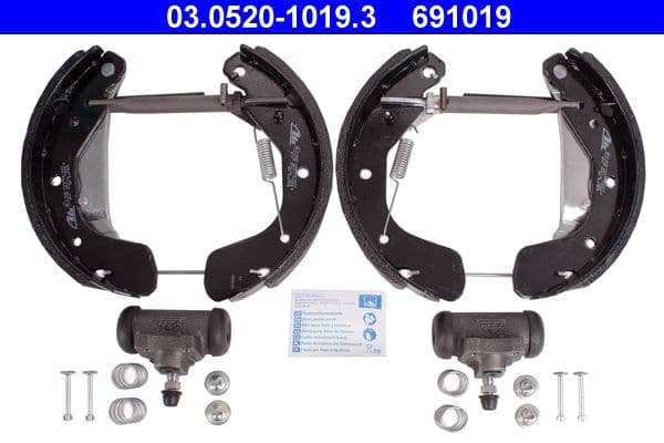 Set saboti frana ATE Original TopKit 03.0520-1019.3