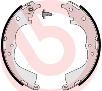 Set saboti frana BREMBO ESSENTIAL LINE S 83 537