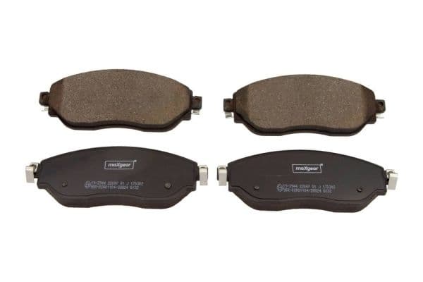 set placute frana,frana disc MAXGEAR 19-2944