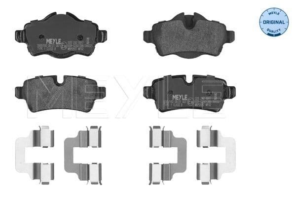 set placute frana,frana disc MEYLE -ORIGINAL: True to OE. 025 242 8917