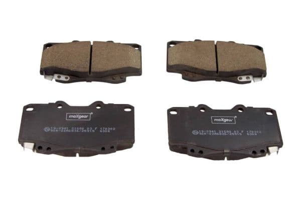 set placute frana,frana disc MAXGEAR 19-2941