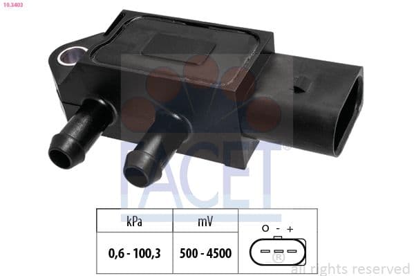 senzor presiune aer FACET 10.3403